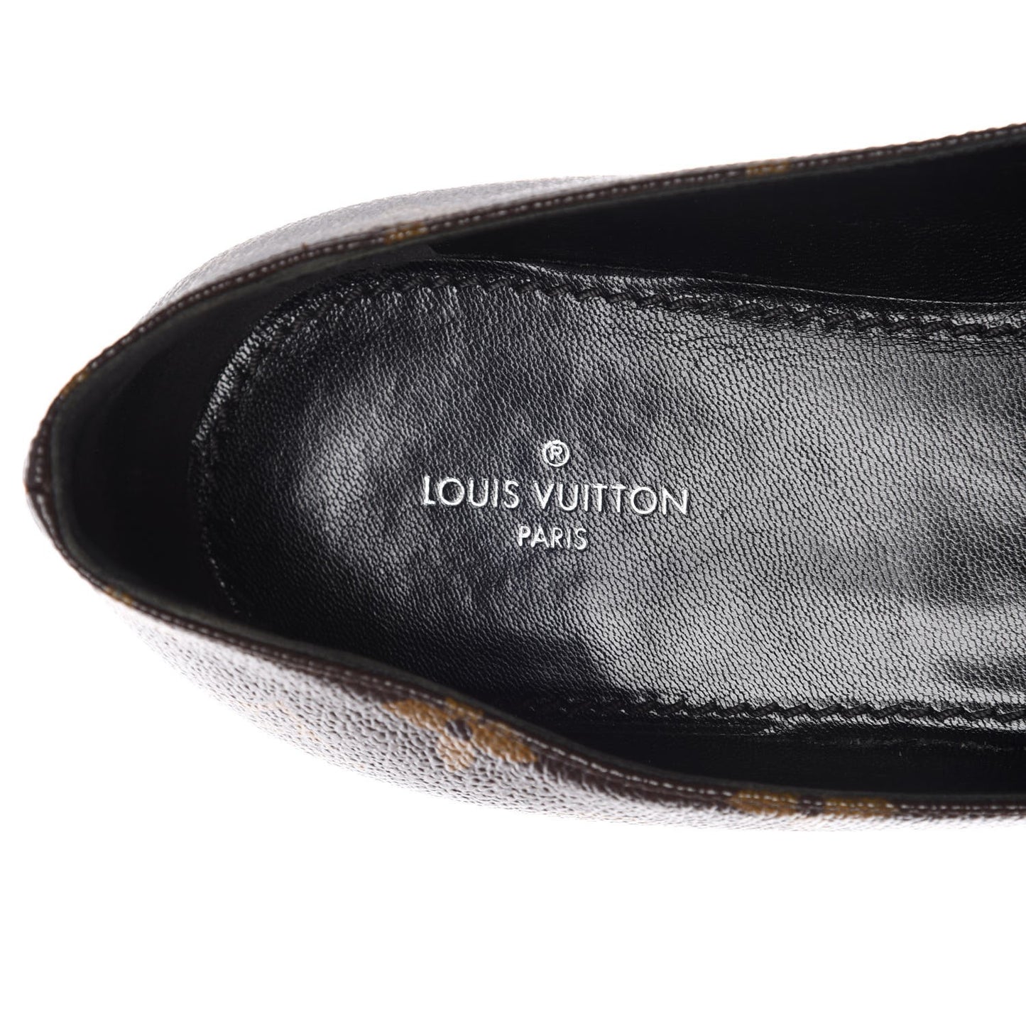 Patent Monogram Fetish Ballerina Flats 37