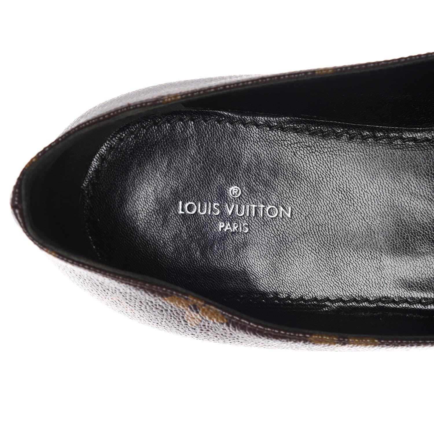 Louis Vuitton Patent Monogram Fetish Ballerina Flats 37 8 of 13