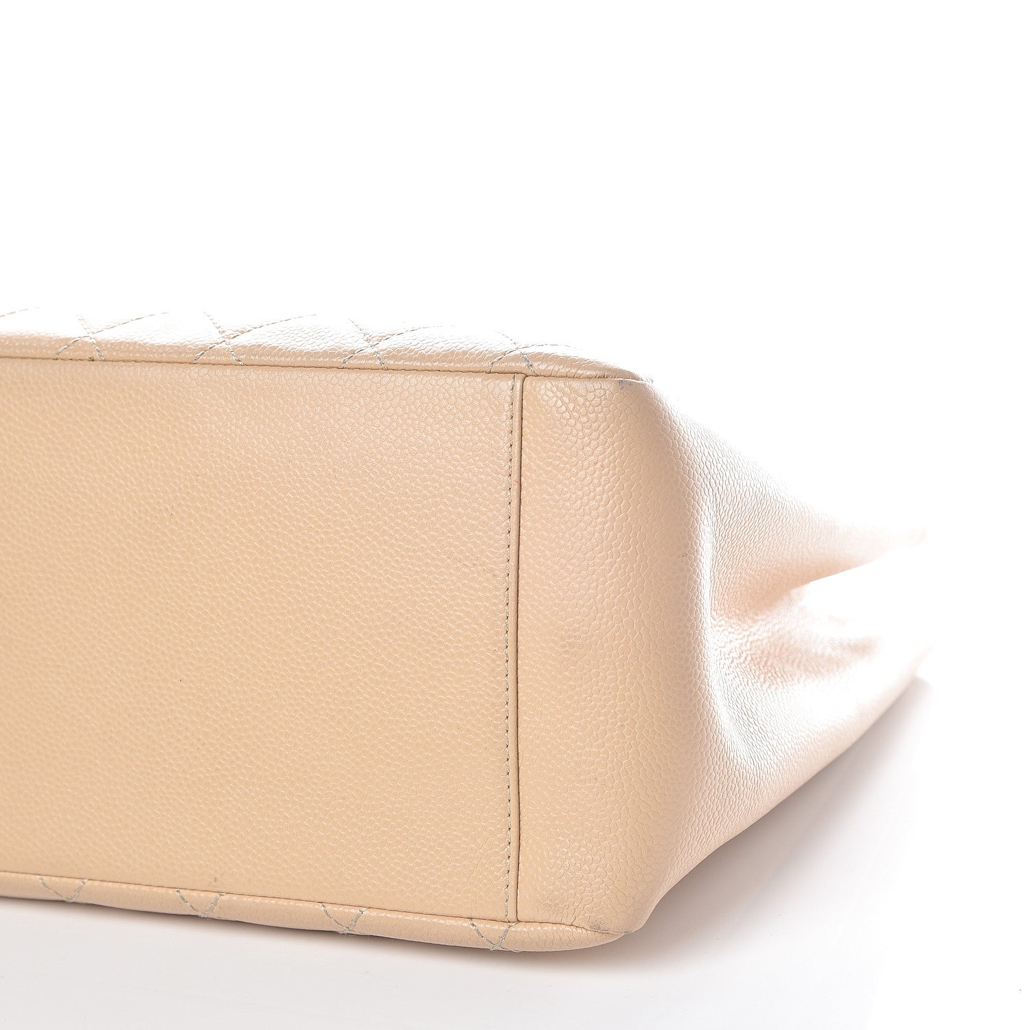 Chanel Caviar Quilted Grand Shopping Tote GST Beige Clair 6 of 21