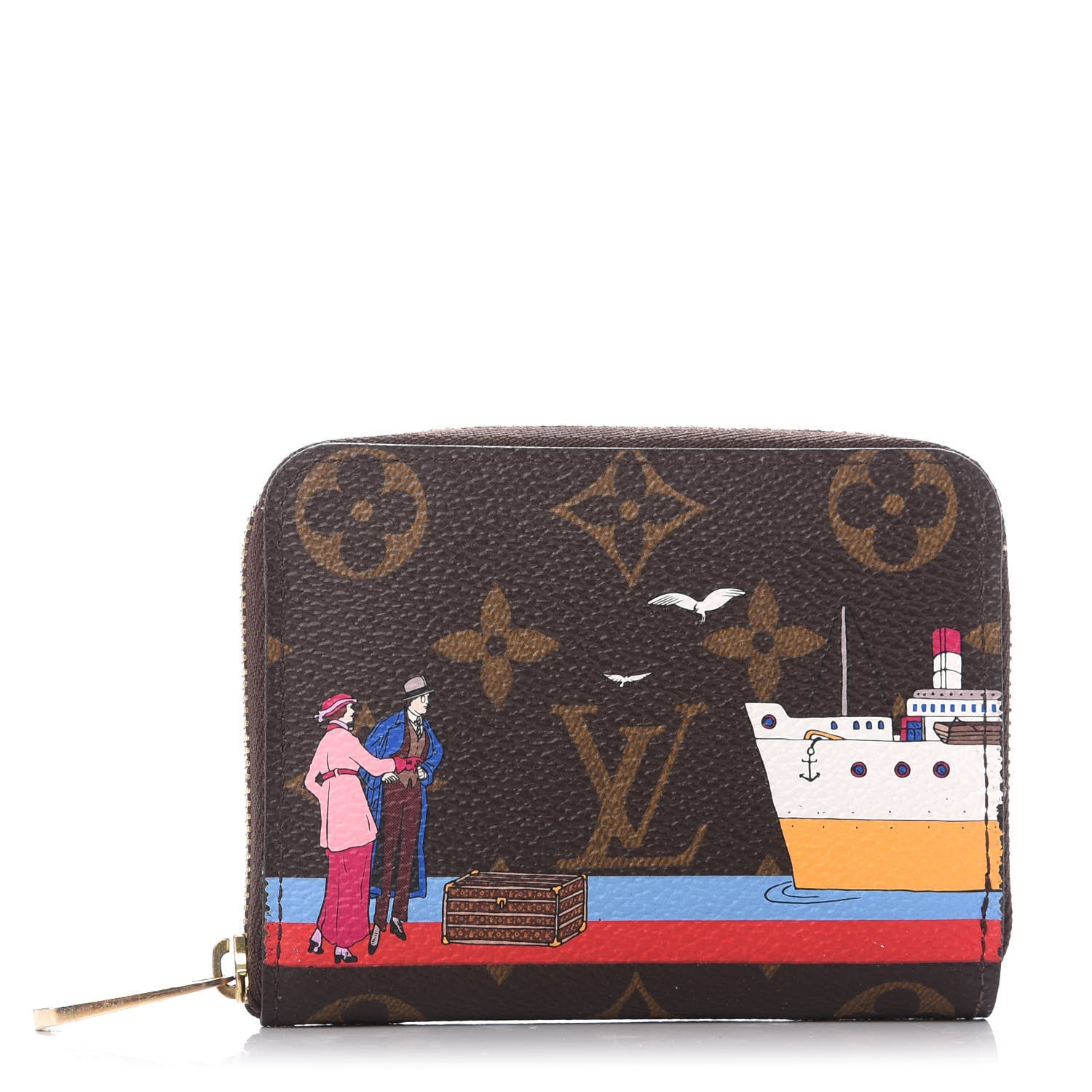 Louis Vuitton Monogram 2016 Christmas Animation Zippy Coin Purse 1 of 8