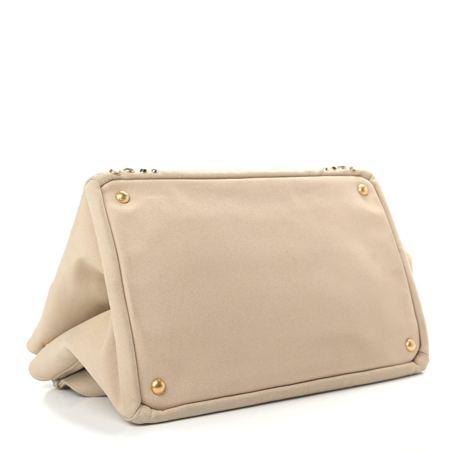Canapa Crystal Studded Tote Corda
