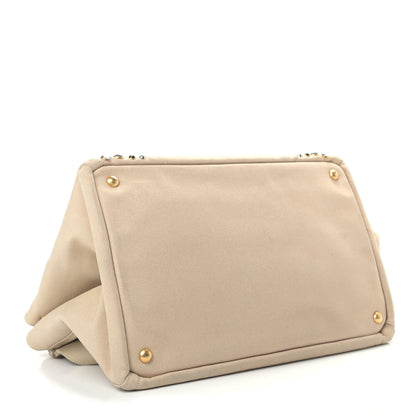 Prada Canapa Crystal Studded Tote Corda 4 of 12