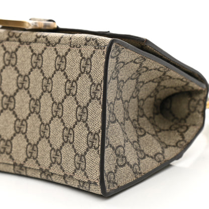 Balenciaga X GUCCI GG Supreme Monogram Small Hourglass Top Handle Bag Beige Ebony 10 of 10