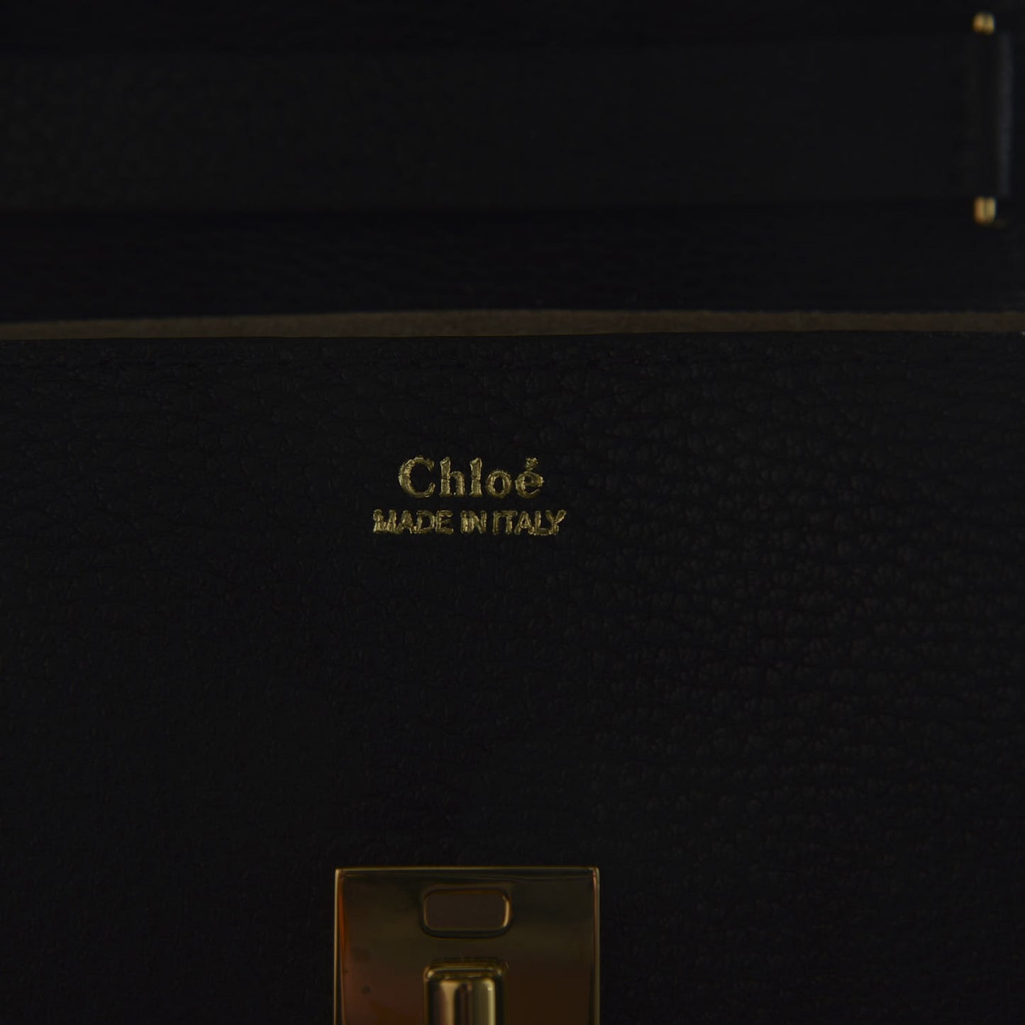 Grained Lambskin Mini Drew Shoulder Bag Black