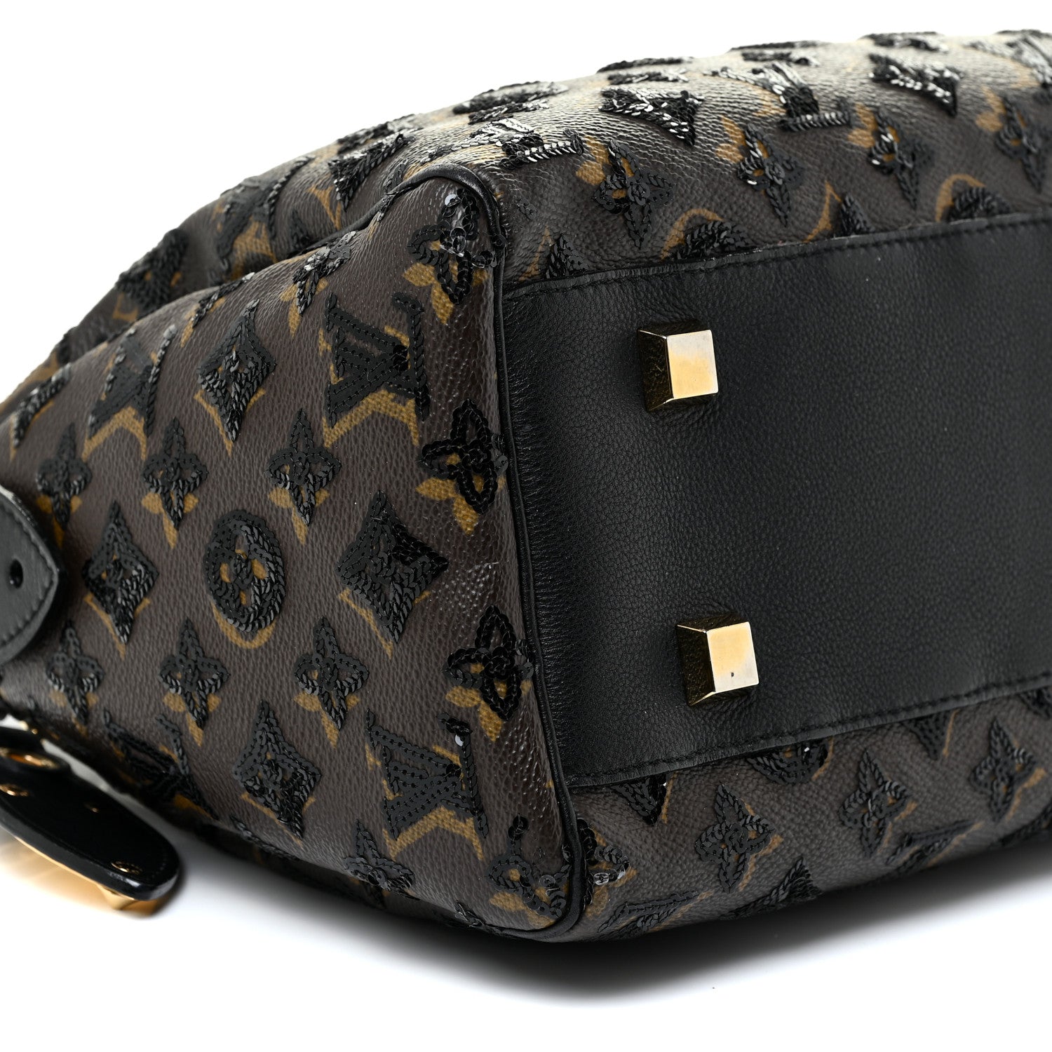Louis Vuitton Monogram Sequins Eclipse Speedy 28 Black 8 of 11