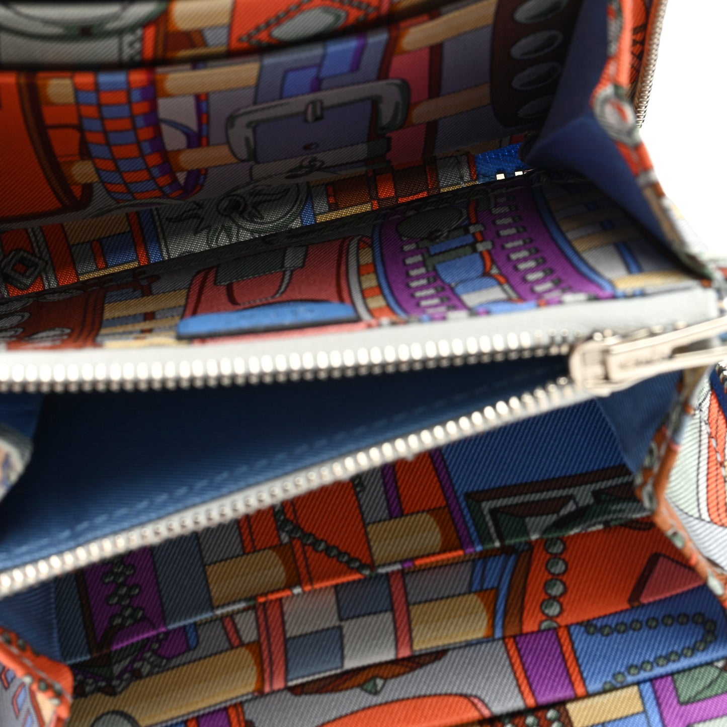 Epsom Silk'In Compact Wallet Bleu Paradis
