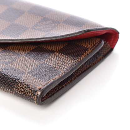 Louis Vuitton Damier Ebene Josephine Wallet Red 10 of 13