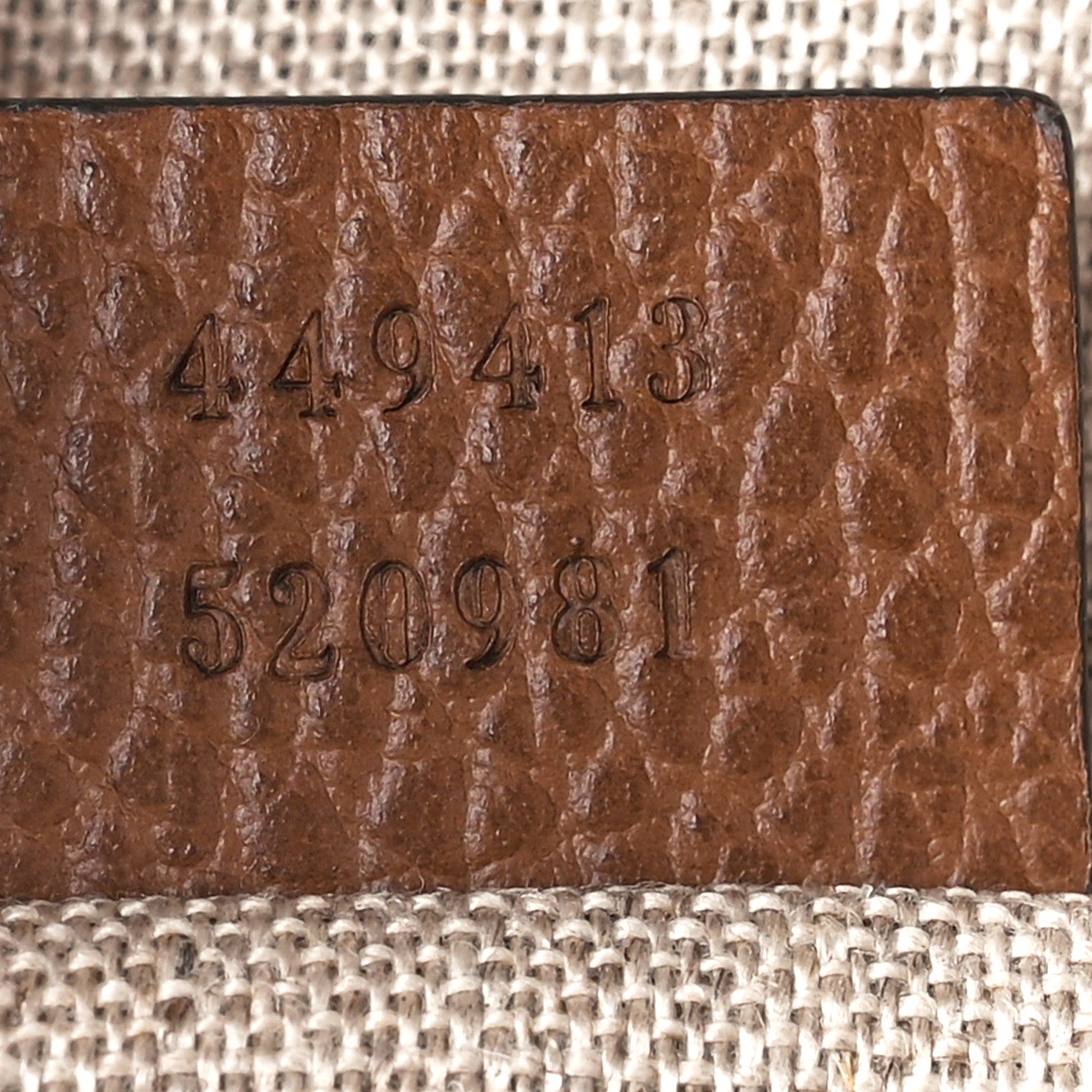 Gucci Monogram Mini Bree Messenger Bag Beige Tabacco 7 of 12