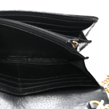 Gucci Dollar Calfskin Web Ophidia Wallet On Chain Black 5 of 10