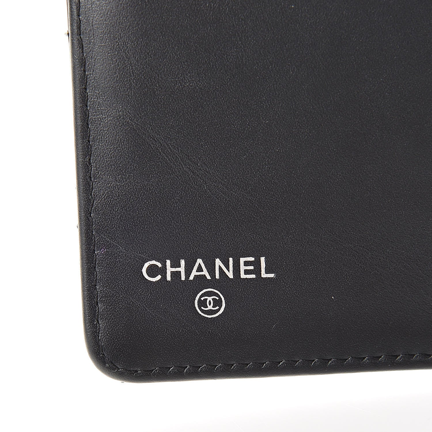 Chanel Patent Calfskin Quilted Yen Wallet Black 6 of 10