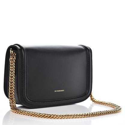 Burberry Smooth Calfskin Link Shoulder Bag Black 3 of 10