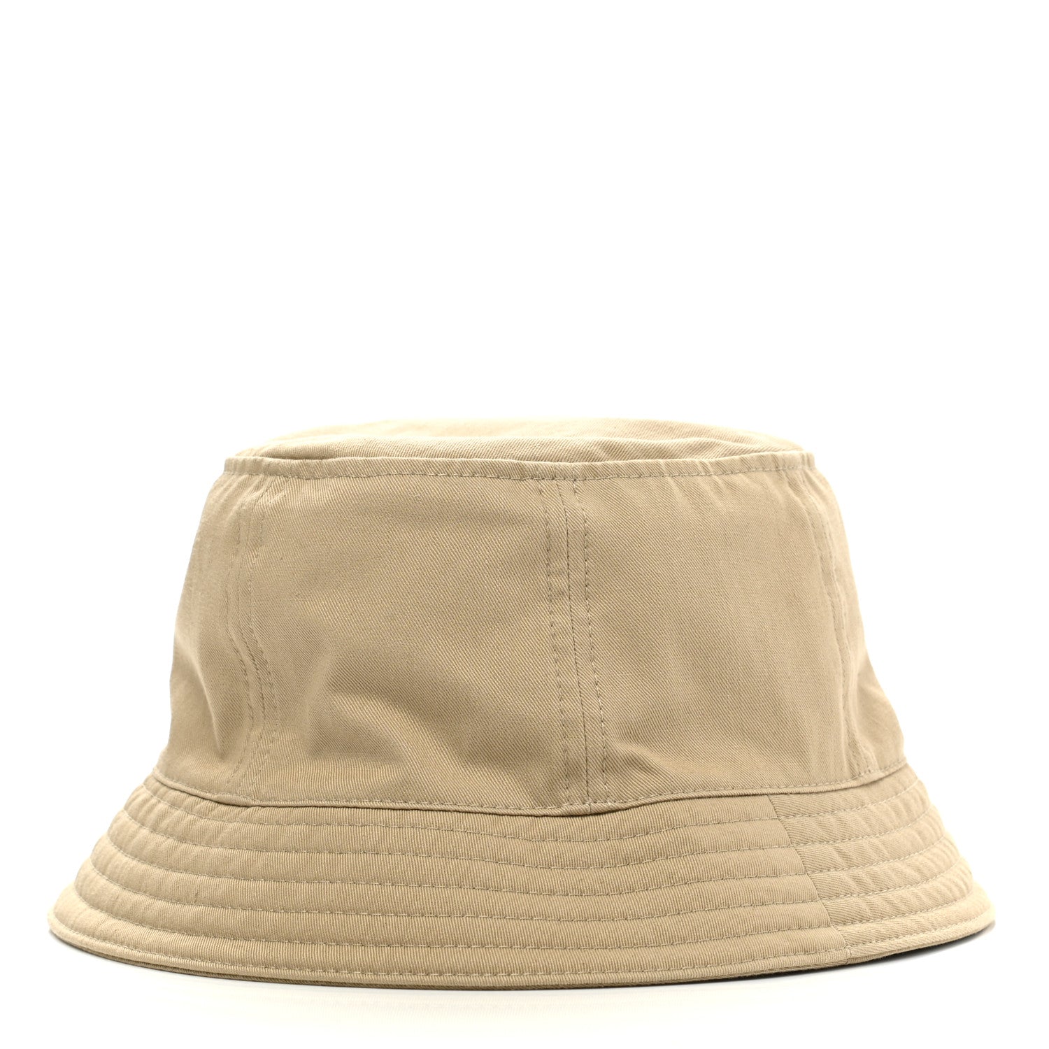 Hermes Gabardine Cotton Calvi Bucket Hat 59 Beige Toast 3 of 9