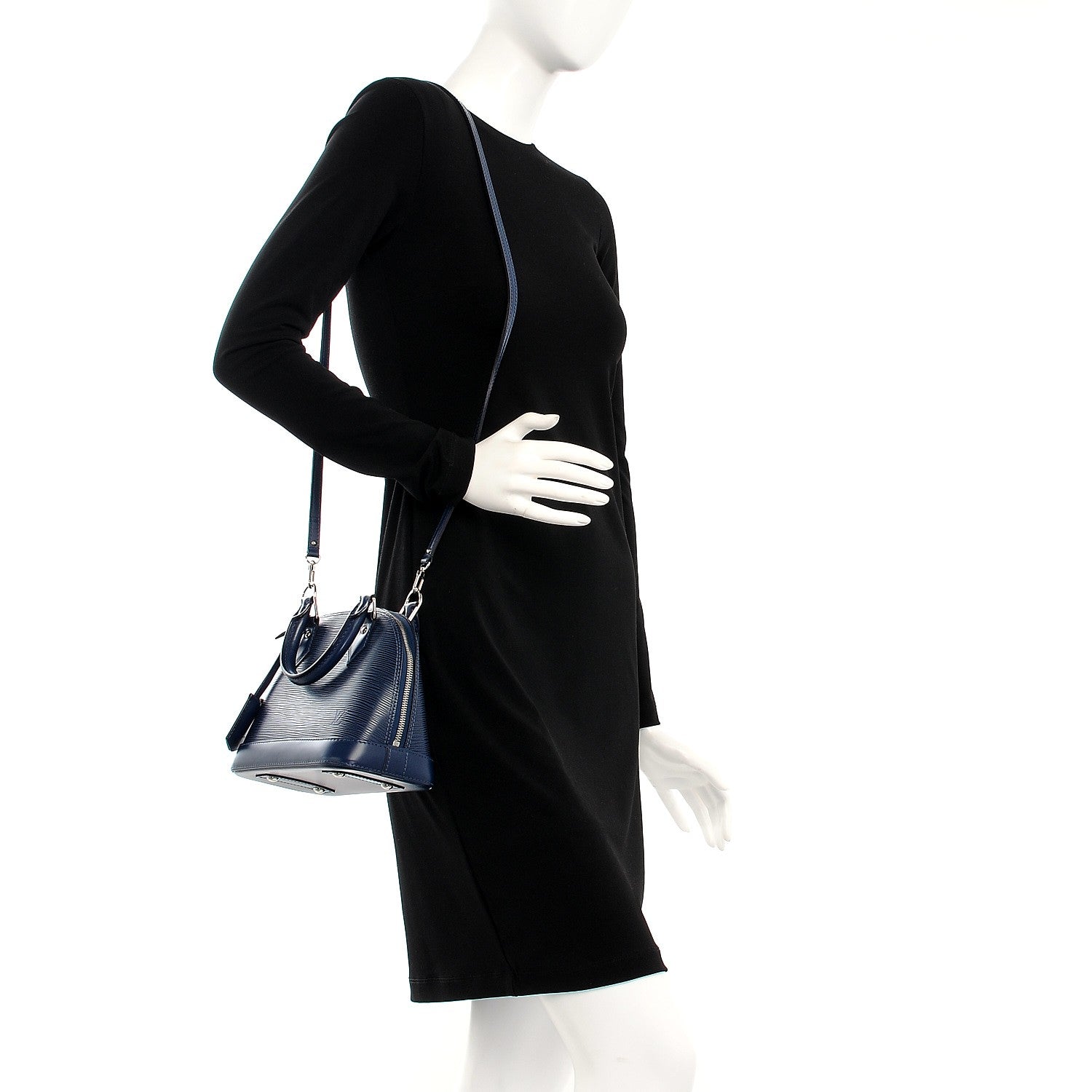 Louis Vuitton Epi Alma BB Indigo 2 of 8