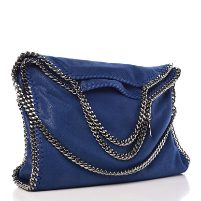 Stella McCartney Shaggy Deer Falabella Fold Over Tote Blue 3 of 7