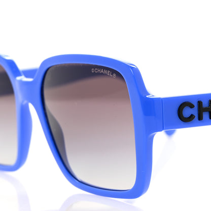 Chanel Acetate Square Sunglasses 5408 Blue 7 of 8