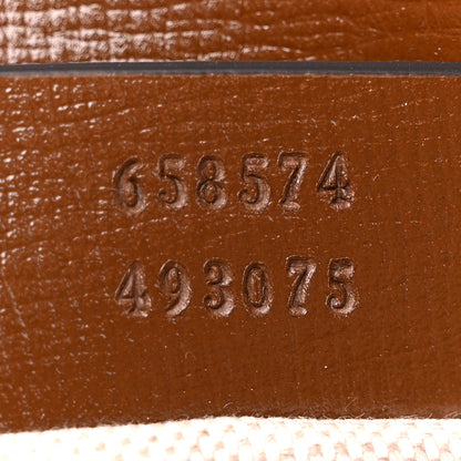 Gucci GG Supreme Monogram Web Mini Horsebit 1955 Shoulder Bag Beige Brown Sugar 7 of 11