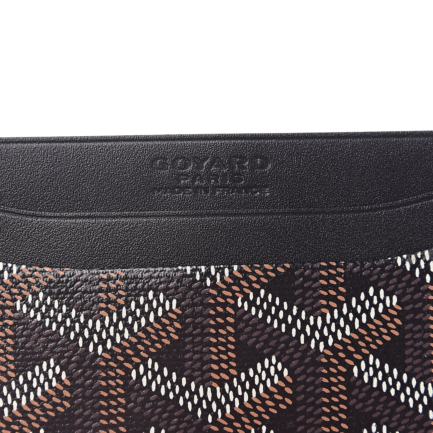 Goyard Goyardine Saint Sulpice Card Holder Black 5 of 6