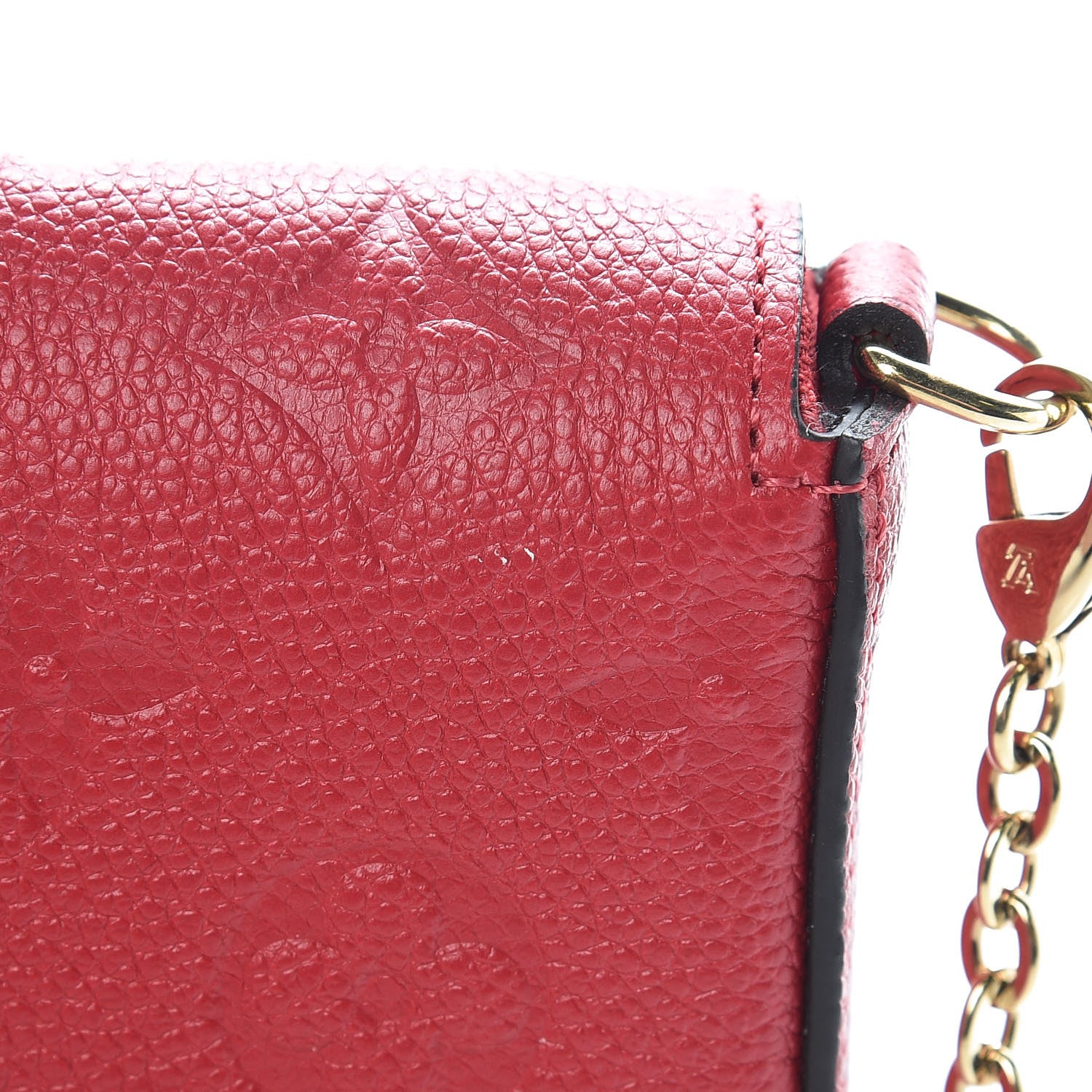 Louis Vuitton Empreinte Pochette Felicie Chain Wallet Cherry 13 of 13