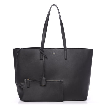 Saint Laurent Calfskin Large Shopping Tote Black 1 of 8