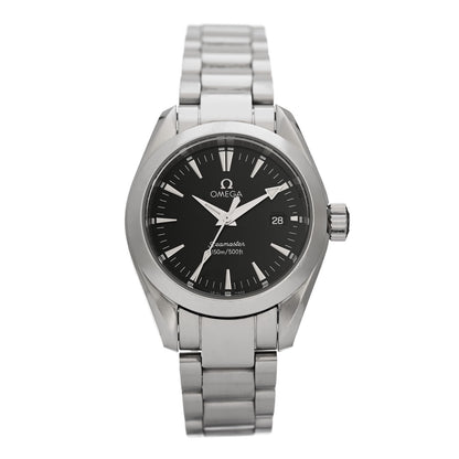 Omega Stainless Steel 29mm Seamaster Aqua Terra 150M Quartz Watch Black 2577.50.00 1 of 5