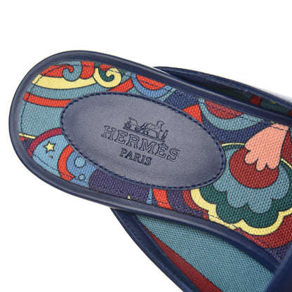 Hermes Calfskin Oz Mules 36 Bleu Maritime 6 of 12