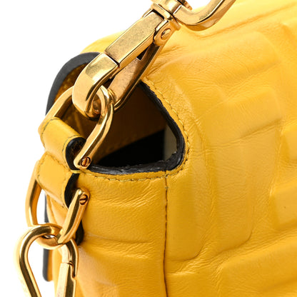 Fendi Nappa FF 1974 Embossed Baguette Mimosa 10 of 15