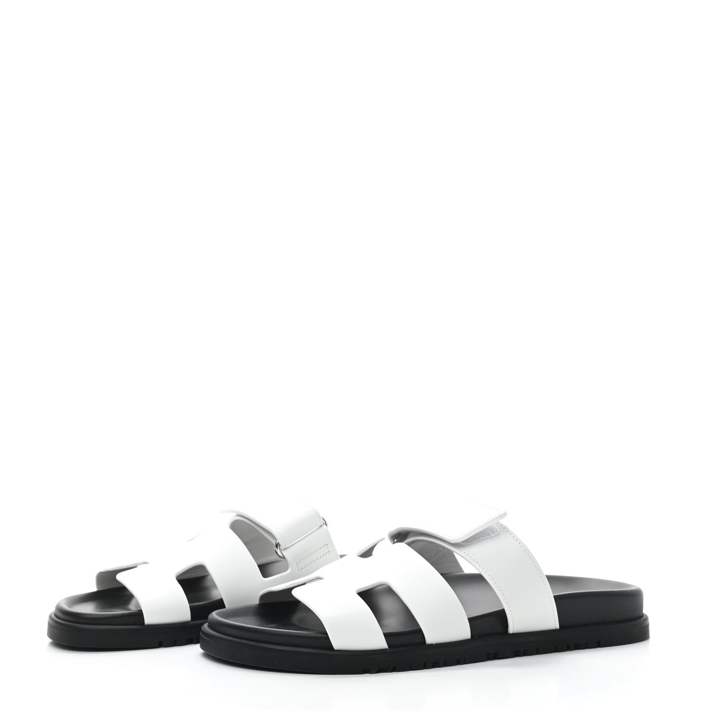 Calfskin Womens Chypre Sandals 39 White