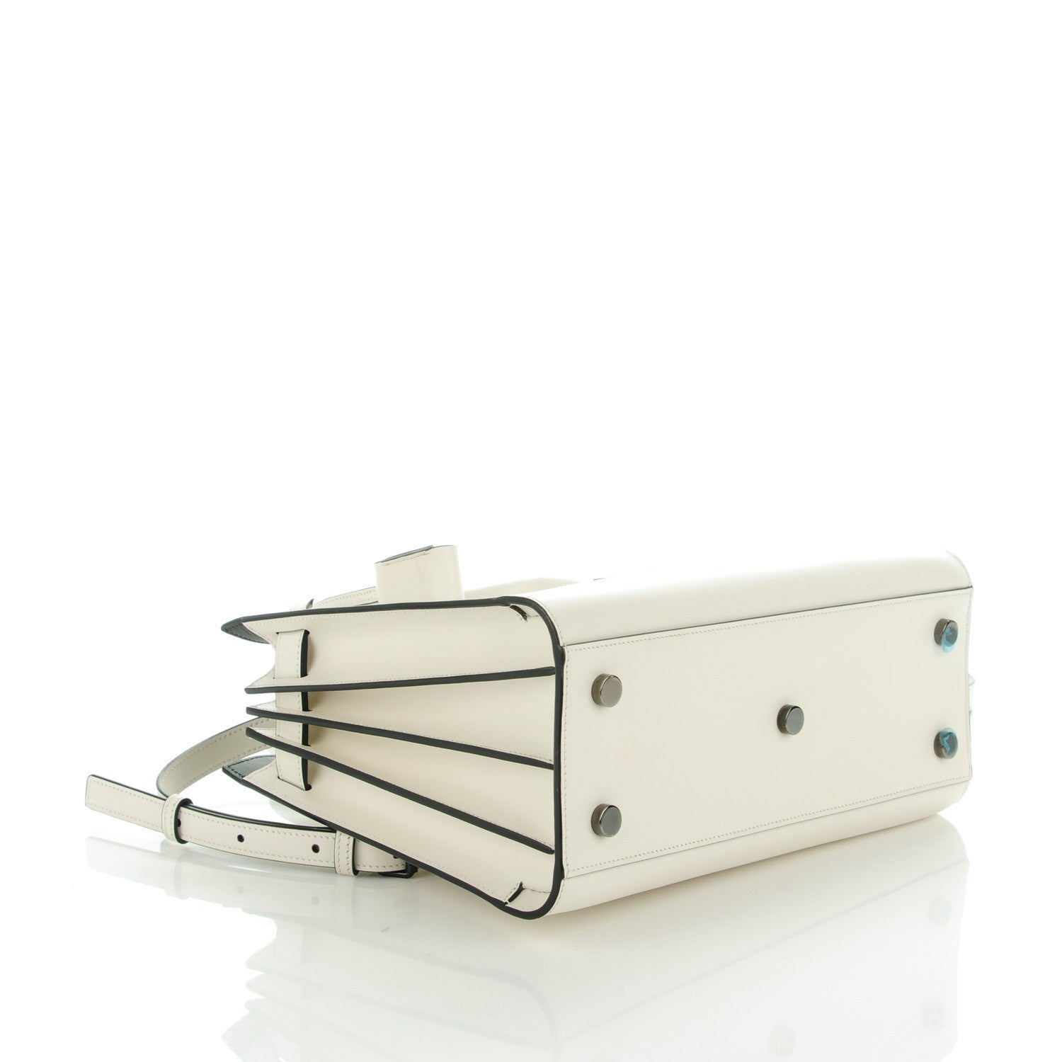 Saint Laurent Smooth Calfskin Baby Sac De Jour White 4 of 7