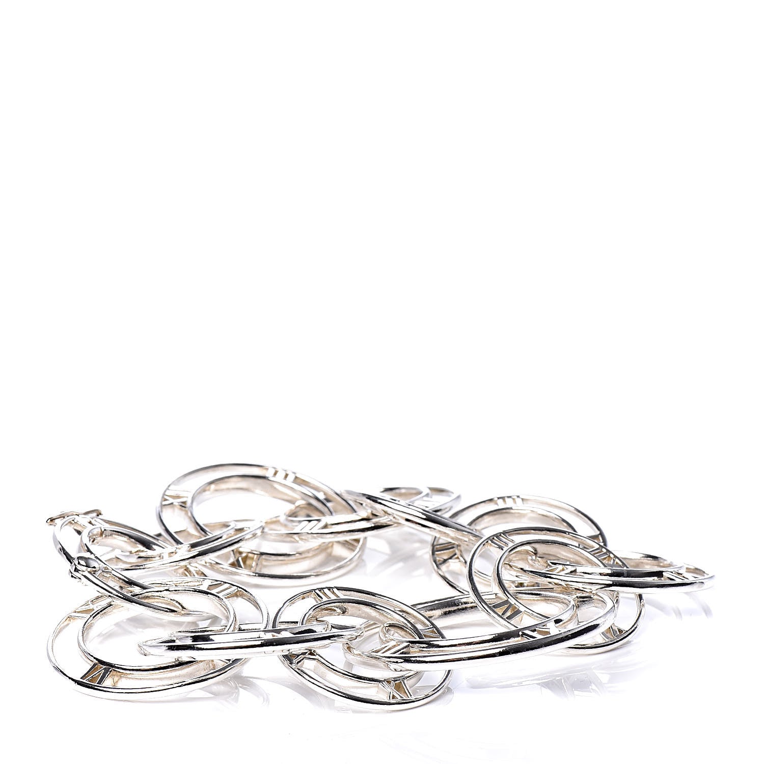 Tiffany Sterling Silver Atlas Link Bracelet 1 of 6