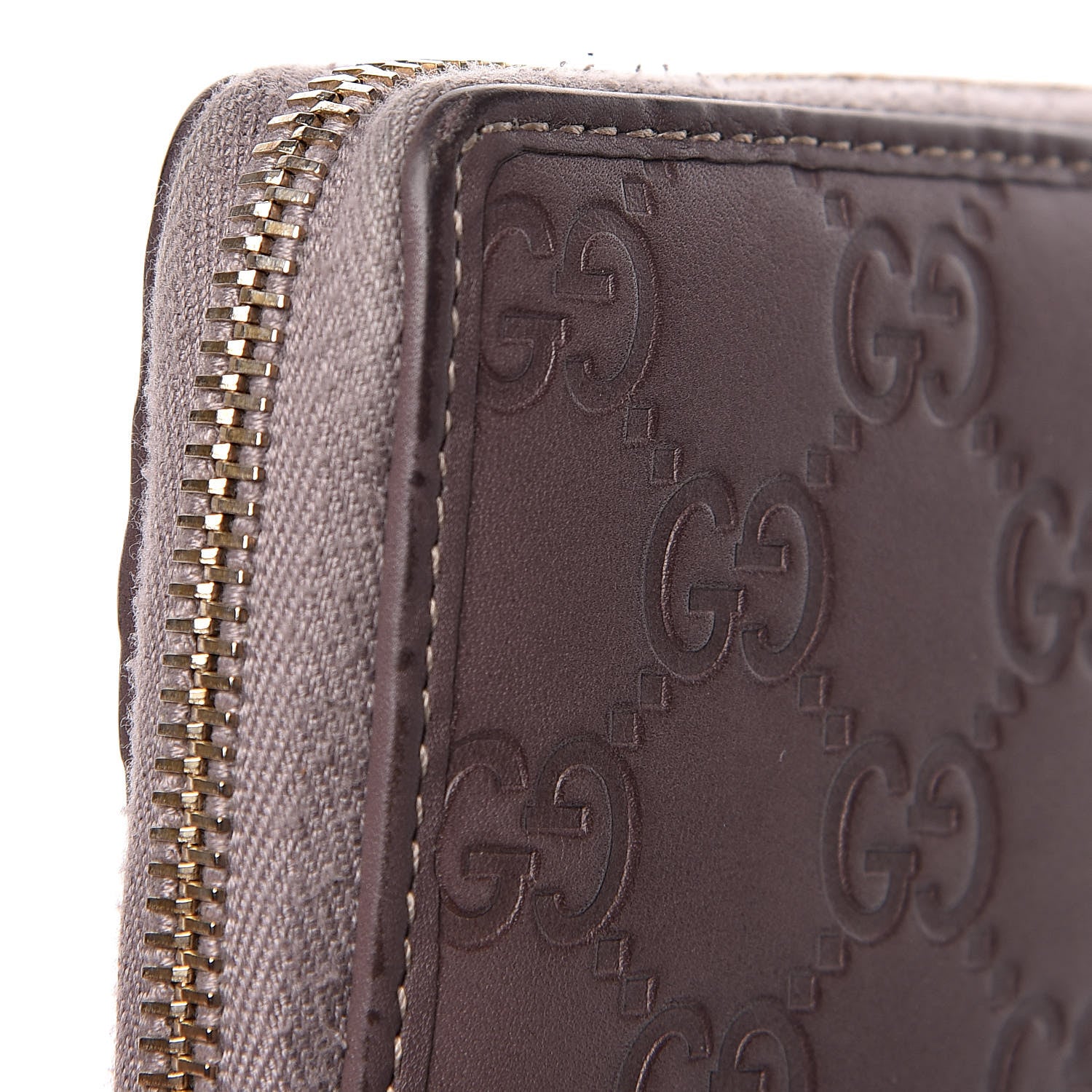 Gucci Guccissima Princy Zip Around Wallet Purple 8 of 12