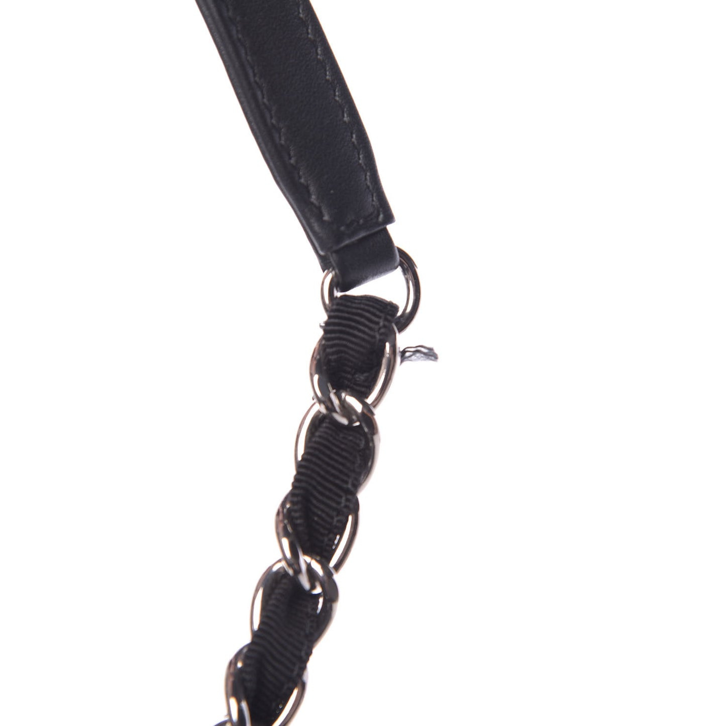 Canvas Pearl Medium Deauville Tote Black