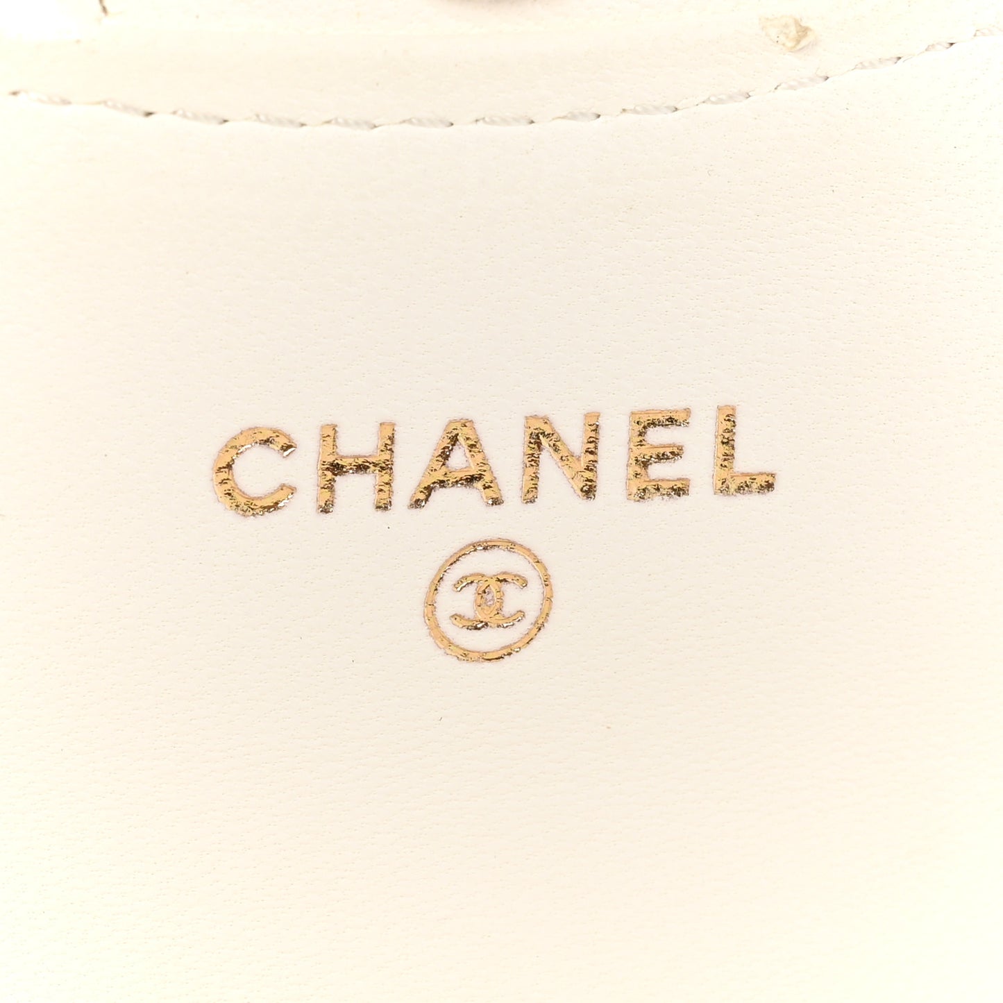 Lambskin Enamel Quilted Mini Chain Belt Bag White