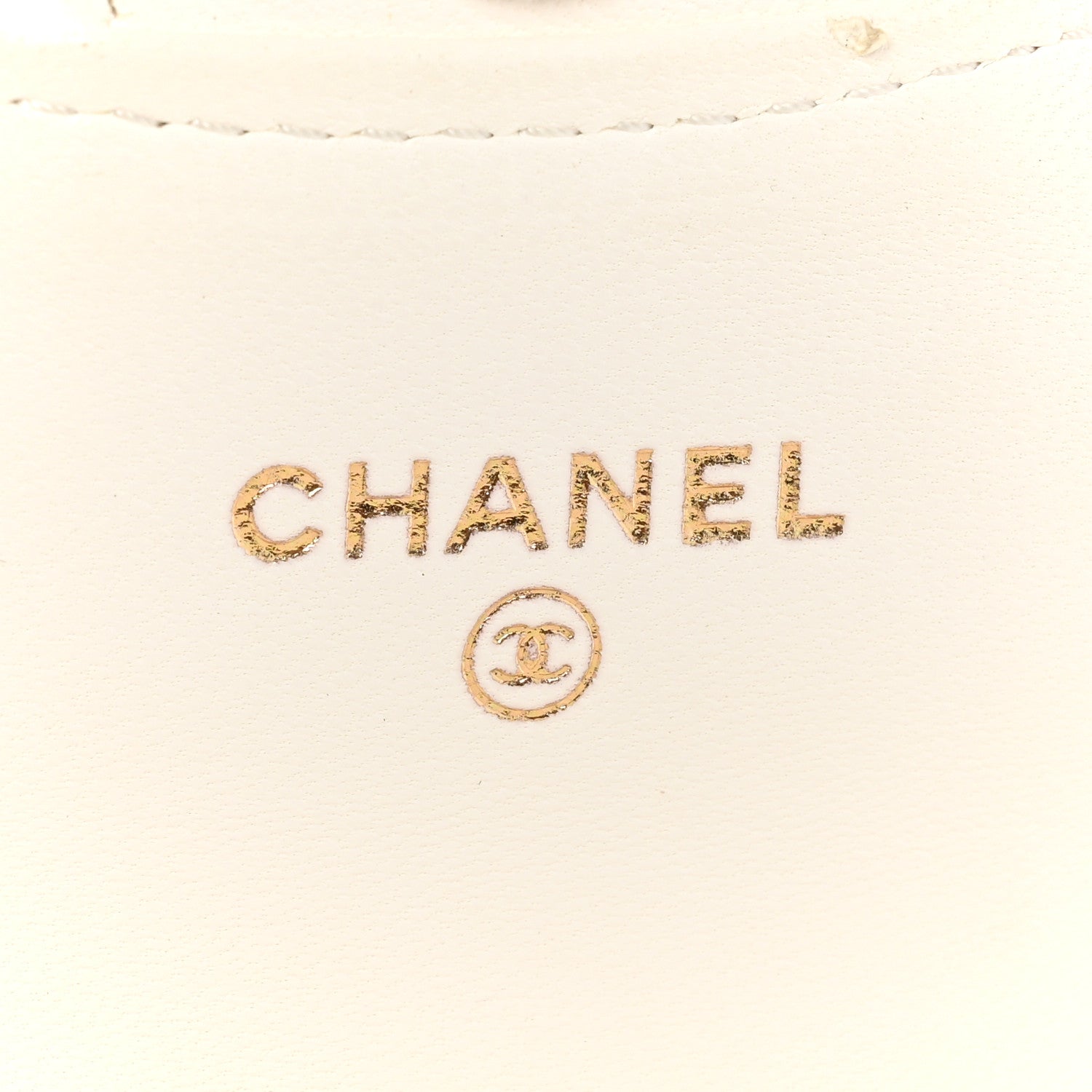 Chanel Lambskin Enamel Quilted Mini Chain Belt Bag White 6 of 19