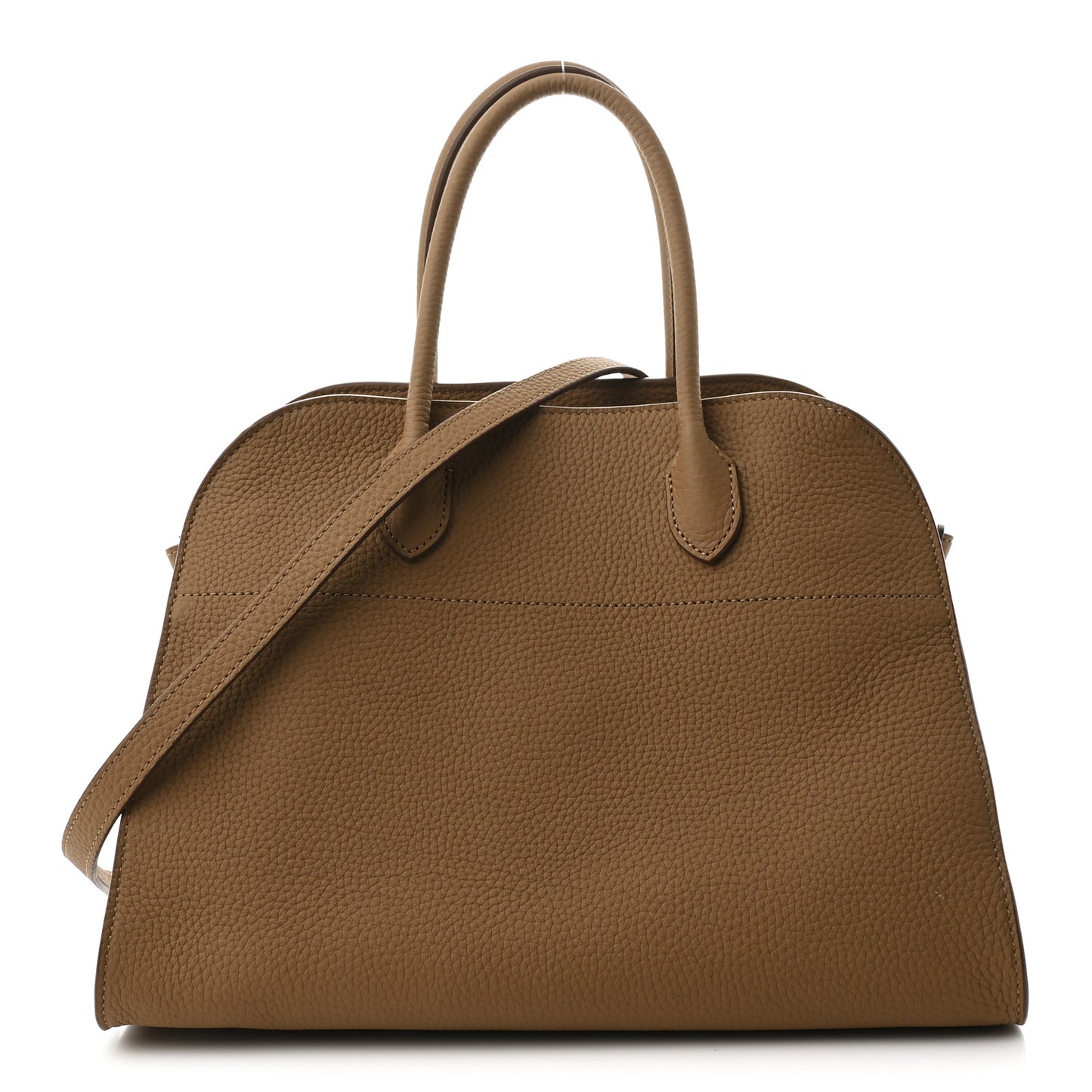 Matte Grained Calfskin Soft Margaux 12 Sandpit