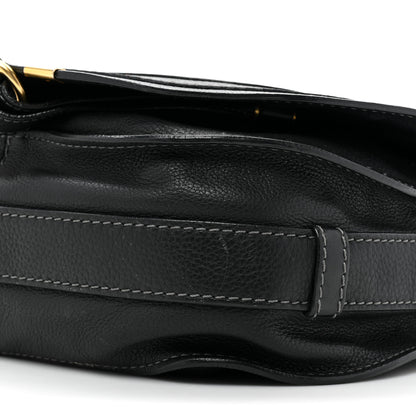 Chloe Calfskin Medium Marcie Round Crossbody Bag Black 8 of 11