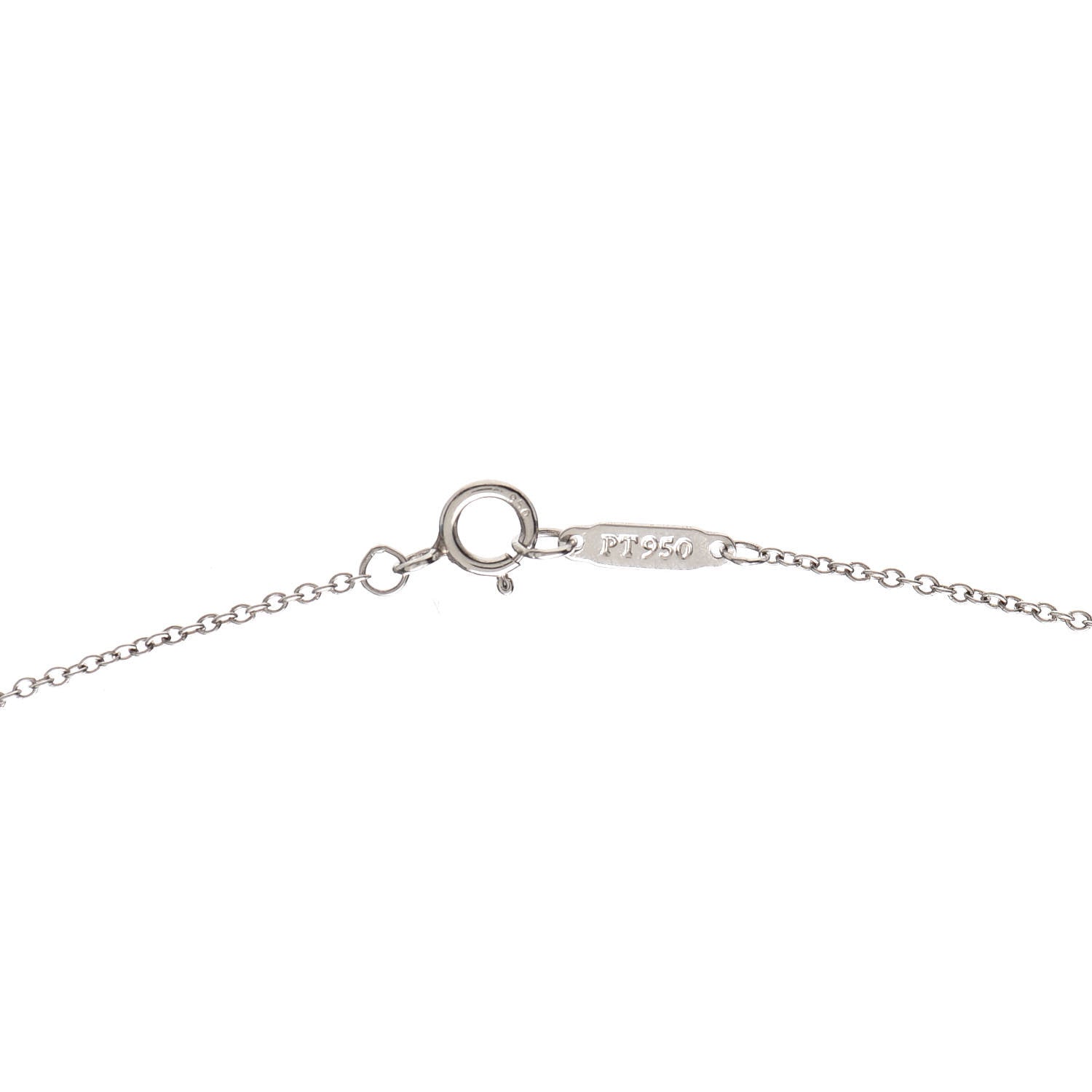 Tiffany Platinum Diamond Mini Victoria Necklace 5 of 5