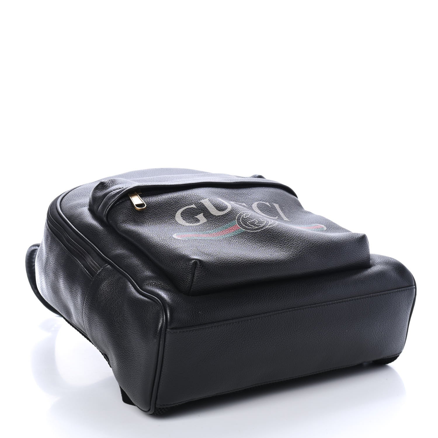 Gucci Calfskin Logo Day Backpack Black 3 of 4