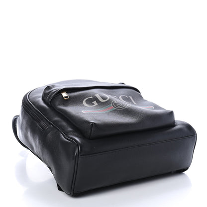 Gucci Calfskin Logo Day Backpack Black 3 of 4