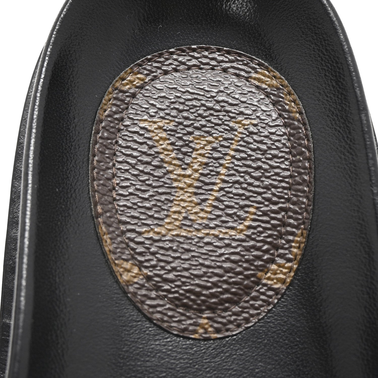 Louis Vuitton Calfskin Womens Pool Pillow Sunset Mules 38 Black 8 of 9