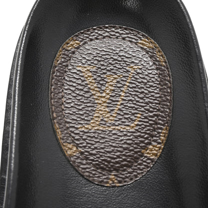 Louis Vuitton Calfskin Womens Pool Pillow Sunset Mules 38 Black 8 of 9