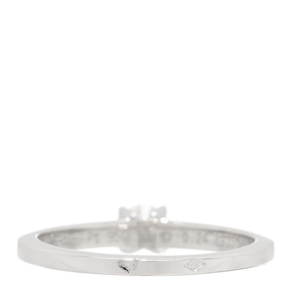 Cartier Platinum .24ct Diamond Solitaire Engagement Ring 53 6.5 3 of 5