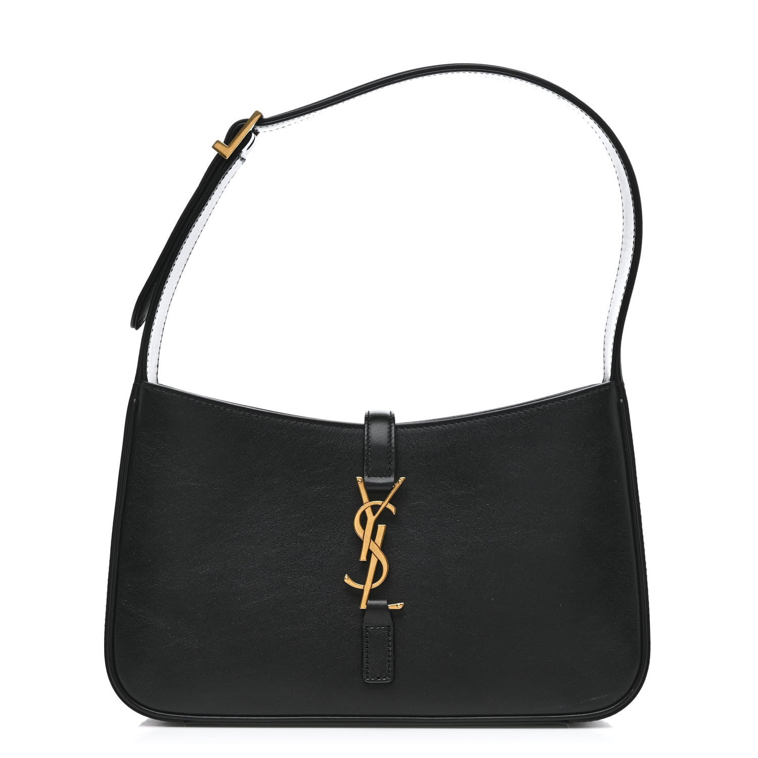 Saint Laurent Smooth Calfskin Le 5 A 7 Hobo Black 1 of 11