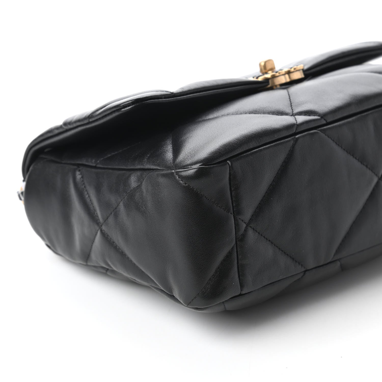 Chanel Lambskin Quilted Large Chanel 19 Flap Black 6 of 10