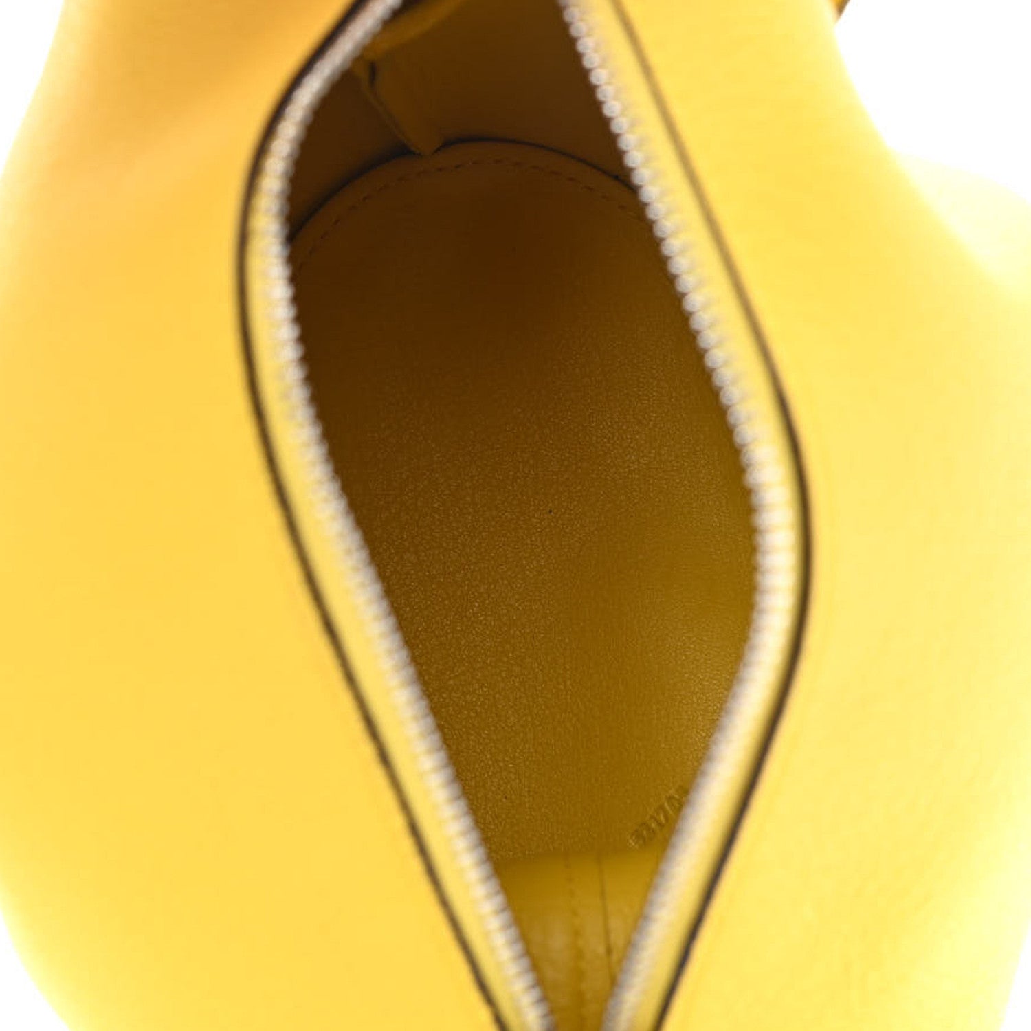 Loewe Calfskin Mini Elephant Crossbody Bag Yellow 5 of 9