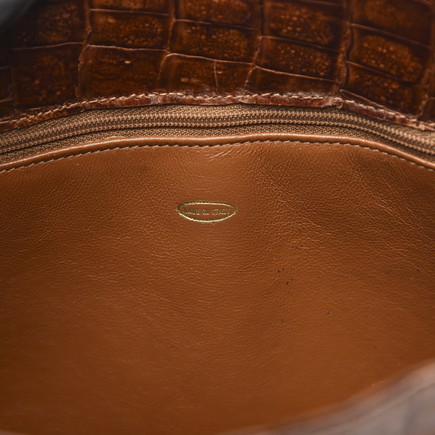Alligator Tote Brown