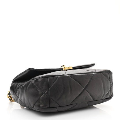 Chanel Goatskin Quilted Medium Chanel 19 Flap Black 4 of 10