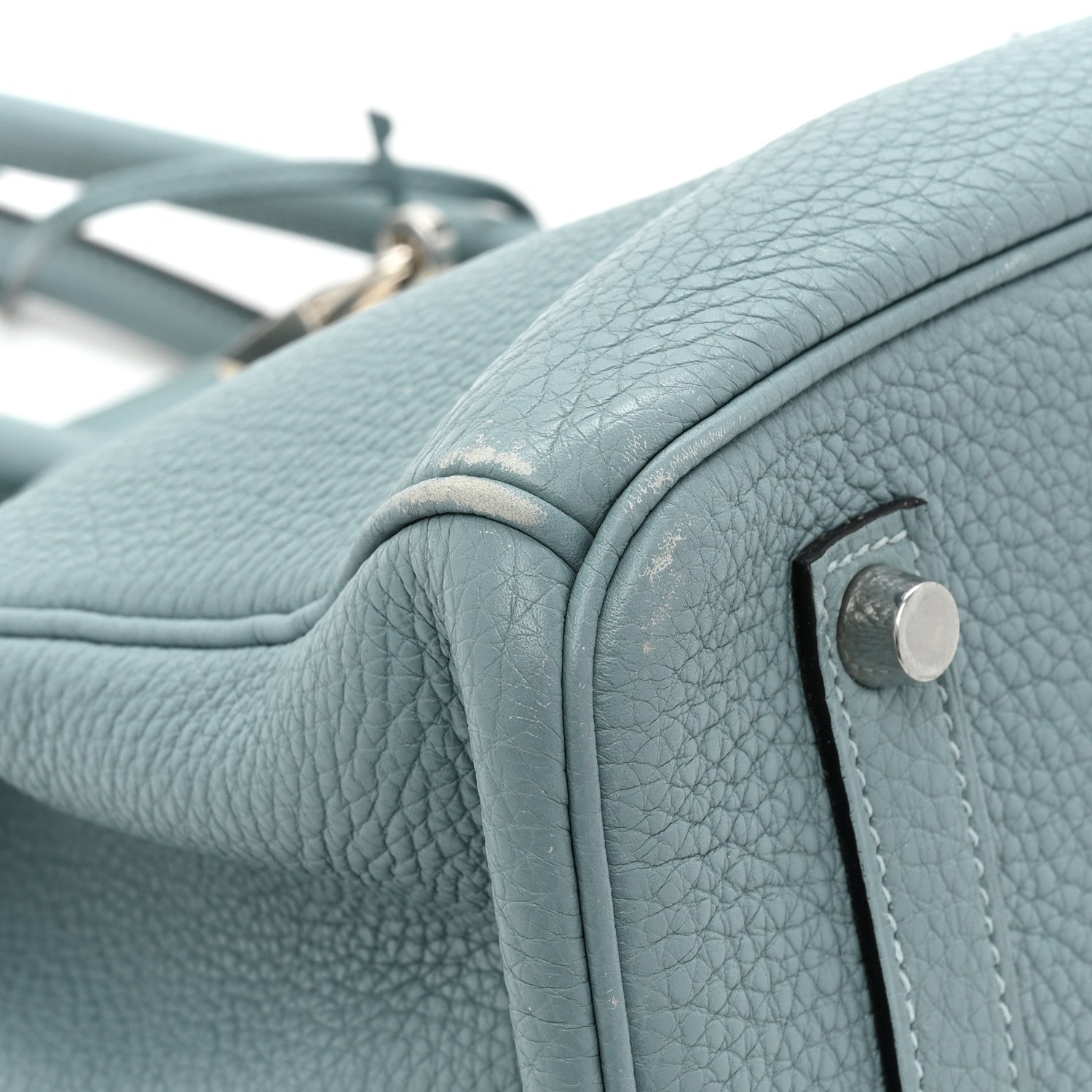 Hermes Taurillon Clemence Birkin 35 Ciel 16 of 20
