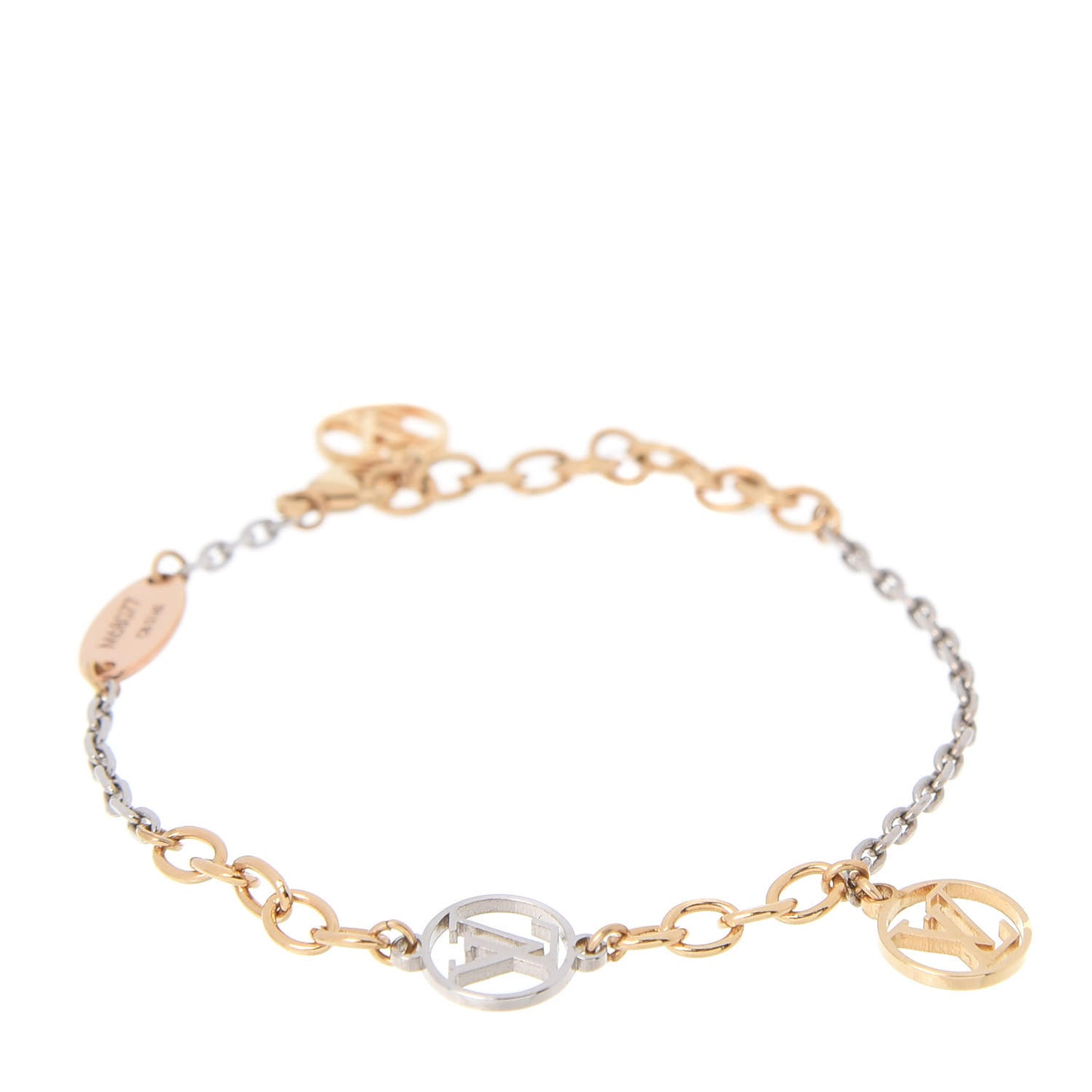 Logomania Bracelet Silver Gold