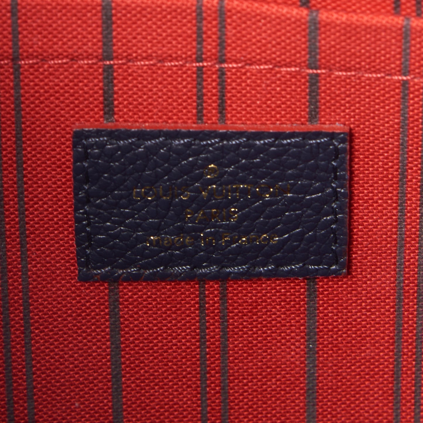 Empreinte Montaigne MM Marine Rouge