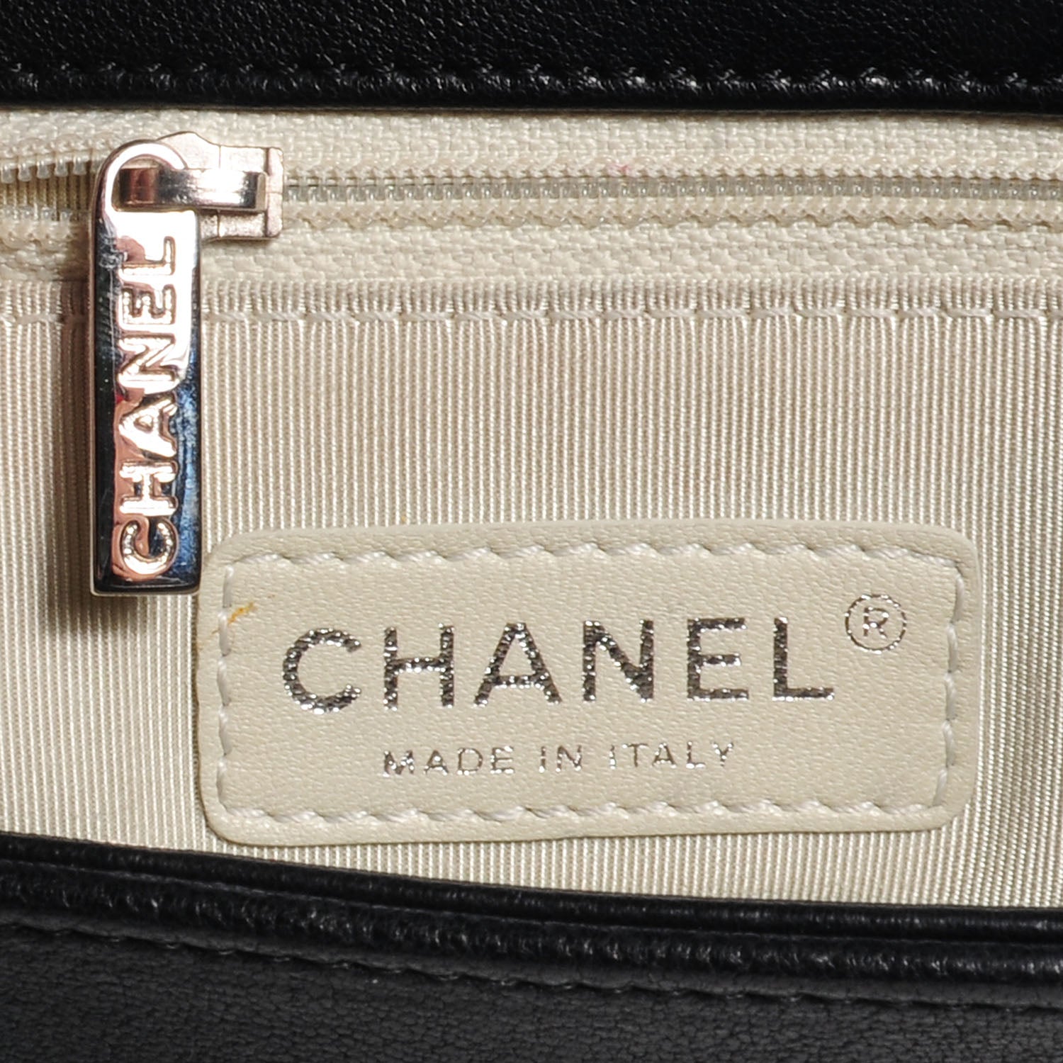 Chanel Washed Lambskin Mini Chain Around Messenger Black 8 of 9
